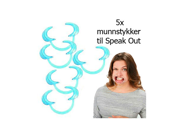 Extra munstycken för  Speak Out 5 st